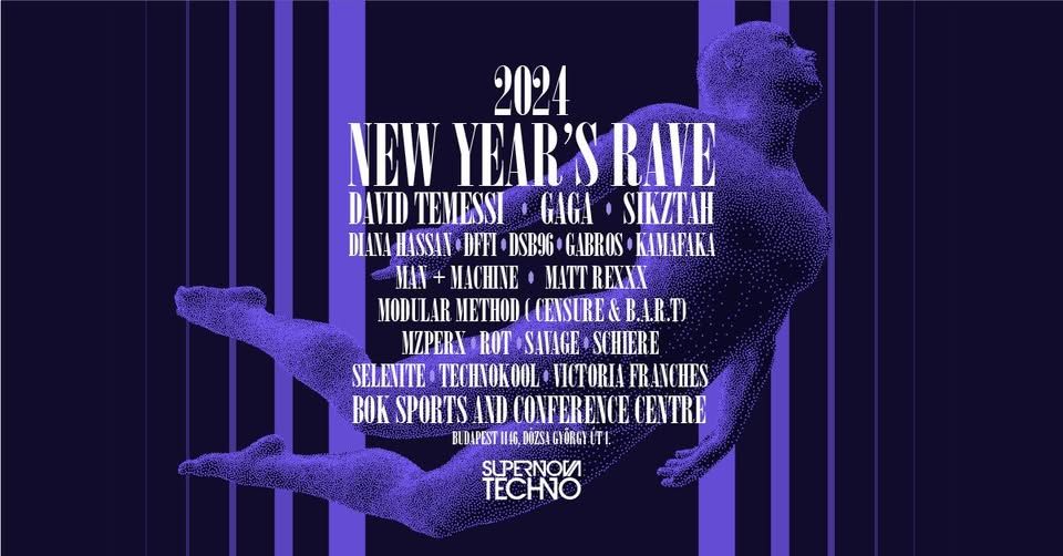 NEW YEAR'S RAVE 2024 | Szilveszteri Techno Fesztivál | BOK (SYMA) Csarnok Budapest