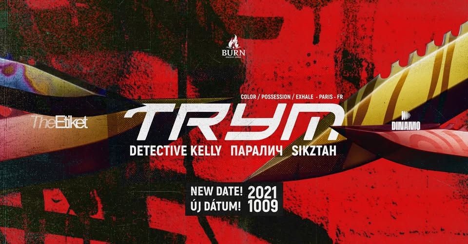 The Etiket w/ TRYM ❘ 10.09. ❘ DINAMO ❘ Győr