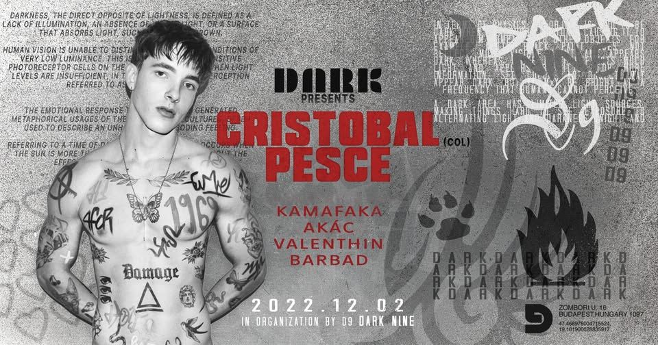 D9 DARK NINE pres.: Cristobal Pesce (CHI)