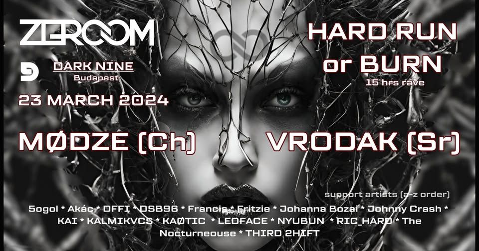 ZEROOM PRES. HARD RUN or BURN W/MØDZE /VRODAK //D9