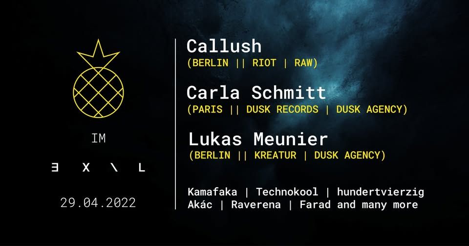 ANANAS im EXIL w/ Callush, Carla Schmitt, Lukas Meunier