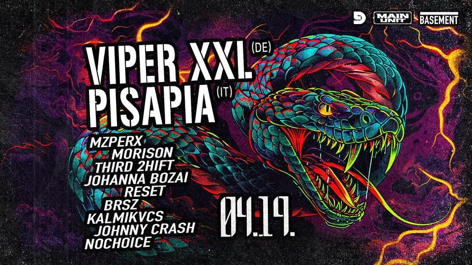 D9 DARK NINE pres.: VIPER XXL (DE) & PISAPIA (IT)