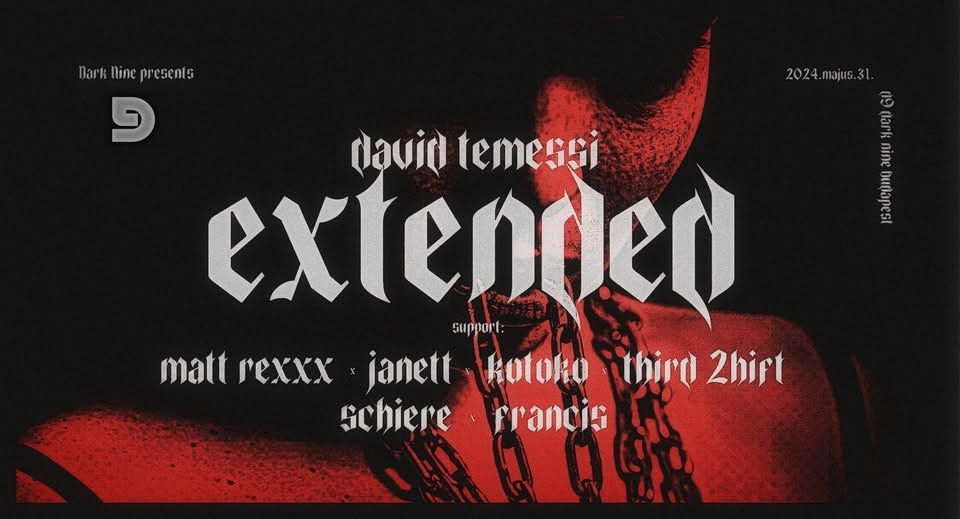D9 DARK NINE PRES.: DAVID TEMESSI EXTENDED