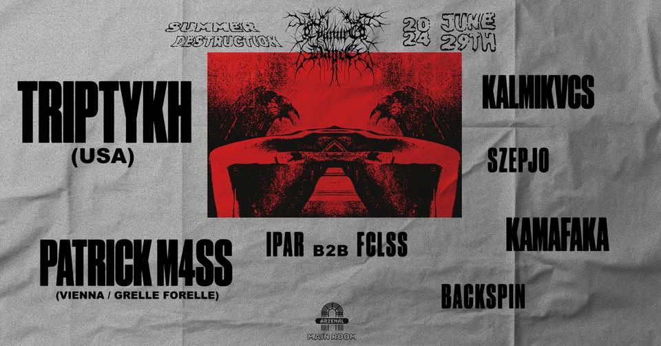 CYANURE DANCE PRESENTS: TRIPTYKH ( USA ) & PATRICK M4SS ( Vienna)