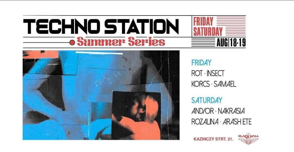 Black Hall Techno Station // Every Friday and Saturday // Free Entry