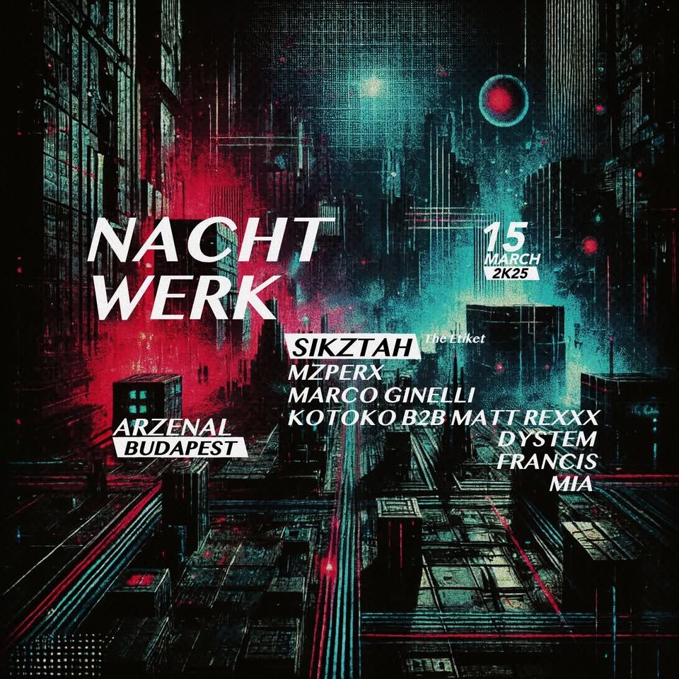 Nachtwerk pres. 100% Hard Techno Rave @ Arzenal