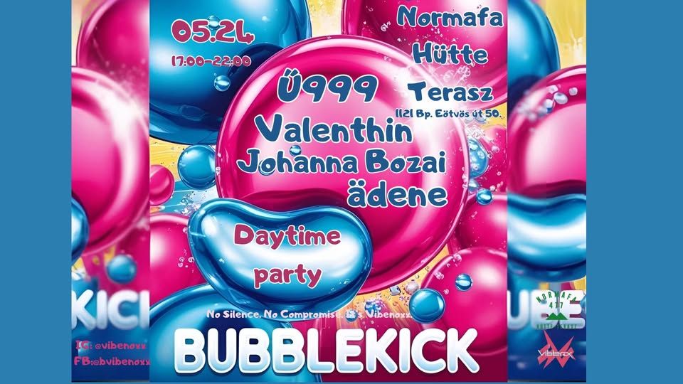 Vibenoxx Bubblekick Daytime Party