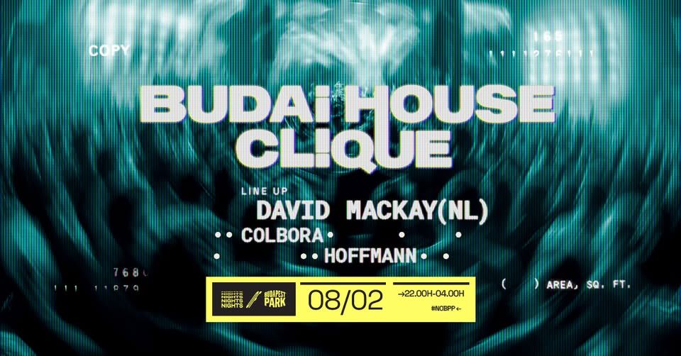 Budai House Clique w/ David Mackay ☾ Nights of Budapest Park