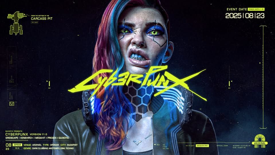 CYBERPUNX 11.0 Quixotic / Gridscape / Kenshiro+ / Megahit / Progex - Arzenál