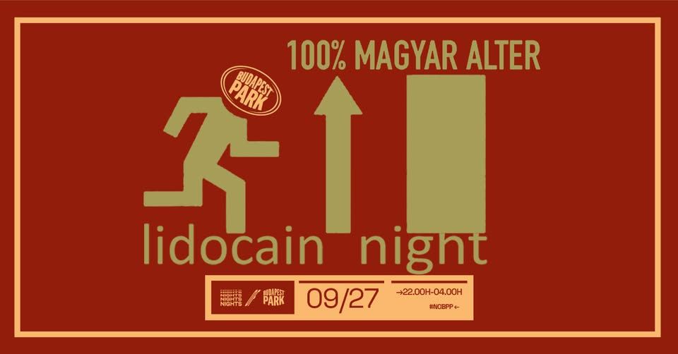 Lidocain Night ☾ Nights of Budapest Park