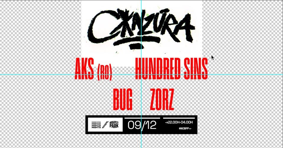 C*NZÚRA w/ Hundred Sins, AKS (RO), Zorz, Bug ☾ Nights of Budapest Park