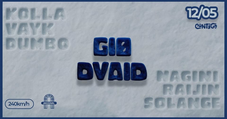 Contigo Pres.: Bouncy Madness w/ GIØ, DVAID | 12.05 | Arzenál