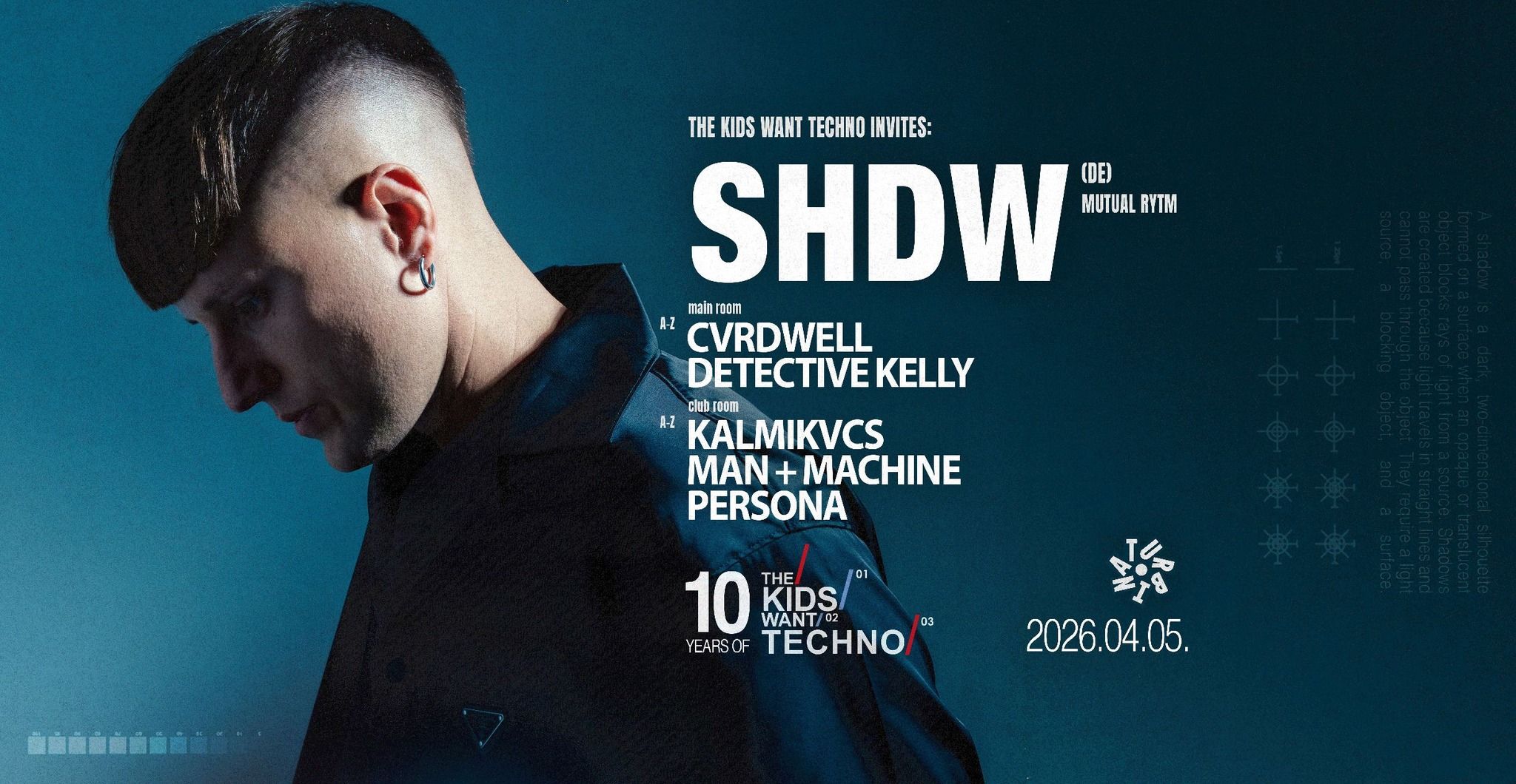The Kids Want Techno Invites: SHDW (Mutual Rytm)