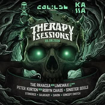 Therapy Sessions w/ The Panacea b2b Limewax, Sinister Souls, Peter Kurten b2b Robyn Chaos
