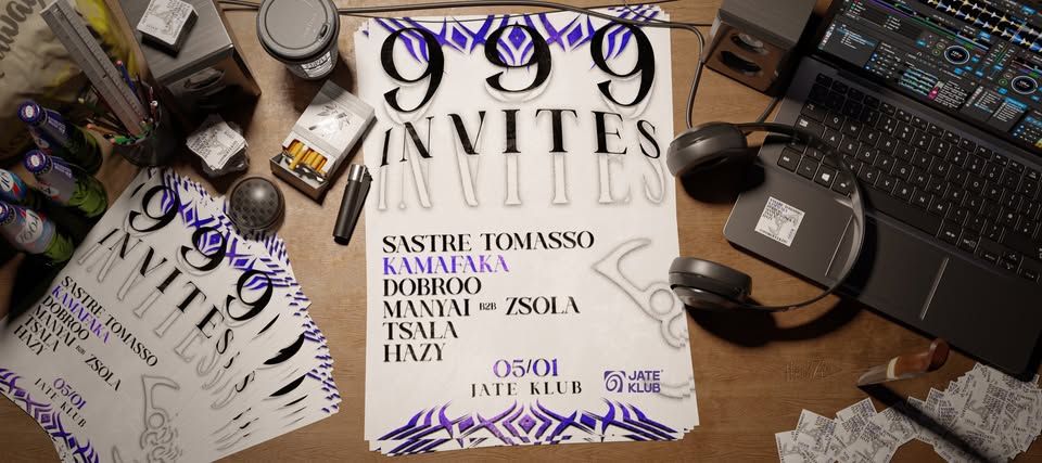 999 INVITES KAMAFAKA // HARD TECHNO @JATE Klub