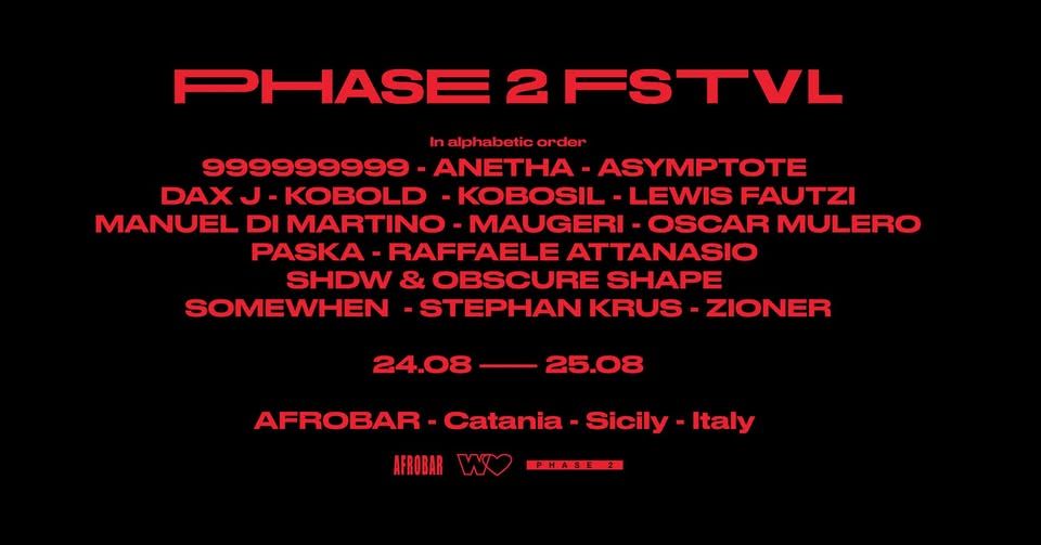 PHASE 2 Festival • Catania